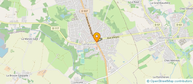 localisation de l'entreprise MONSIEUR MARTIAL LUCAS  GENESTON