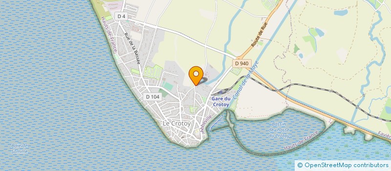 localisation de l'entreprise MONSIEUR MARTIAL MACQUET à LE CROTOY