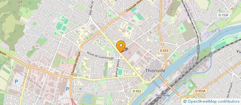 localisation de l'entreprise MONSIEUR MARTIAL MAGINI à THIONVILLE