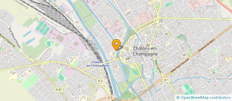 localisation de l'entreprise MONSIEUR MARTIAL MANDIN à CHALONS-EN-CHAMPAGNE