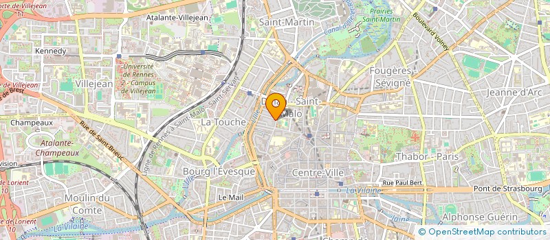 localisation de l'entreprise MONSIEUR MARTIAL MARC  RENNES