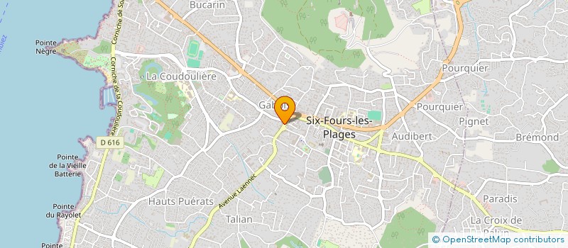 localisation de l'entreprise MONSIEUR MARTIAL MARIN à SIX-FOURS-LES-PLAGES