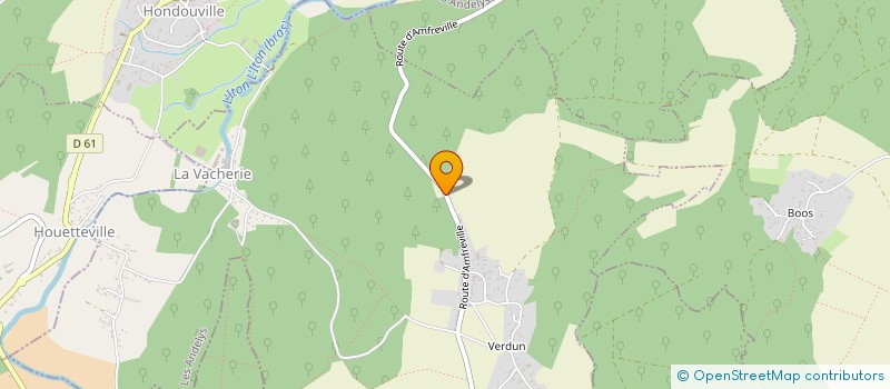 localisation de l'entreprise MONSIEUR MARTIAL MARTIN  LA VACHERIE