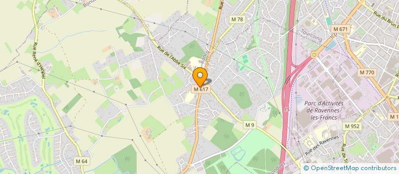 localisation de l'entreprise MONSIEUR MARTIAL MEGANCK  BONDUES