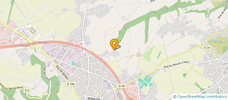 localisation de l'entreprise MONSIEUR MARTIAL MEHEUST à PLERIN