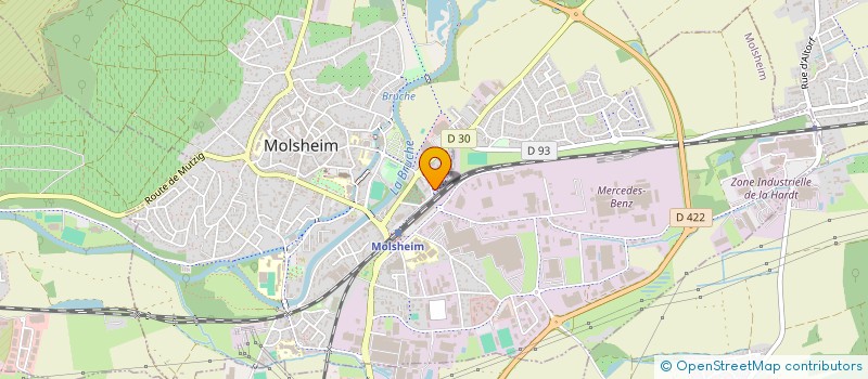 localisation de l'entreprise MONSIEUR MARTIAL MEJIAS à MOLSHEIM