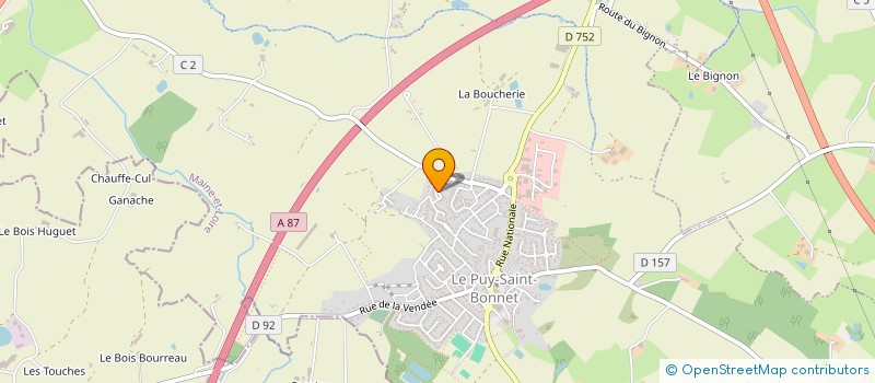 localisation de l'entreprise MONSIEUR MARTIAL MORINEAU à CHOLET