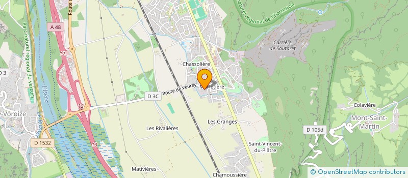 localisation de l'entreprise MONSIEUR MARTIAL MORISSONNEAU  VOREPPE