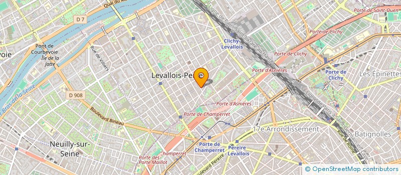 localisation de l'entreprise MONSIEUR MARTIAL MOROT à LEVALLOIS-PERRET