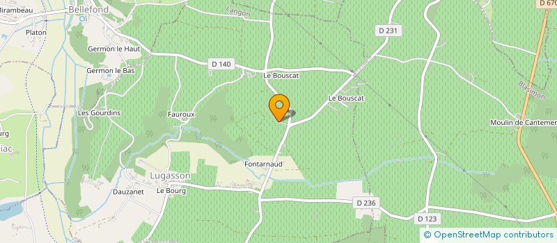 localisation de l'entreprise MONSIEUR MARTIAL MULLER  LUGASSON