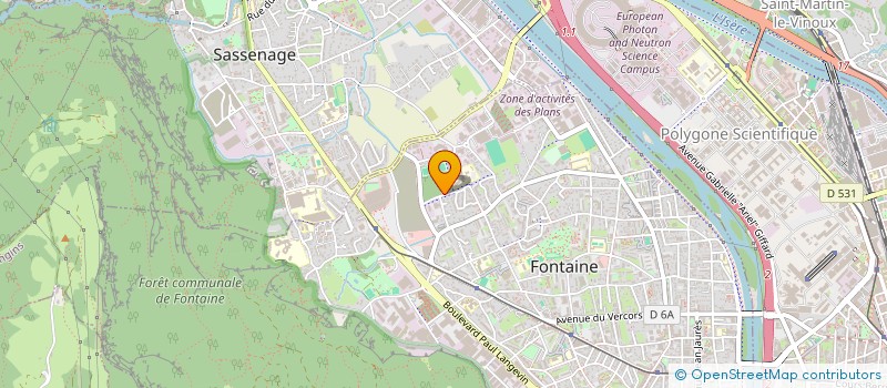 localisation de l'entreprise MONSIEUR MARTIAL N'JOUME  FONTAINE