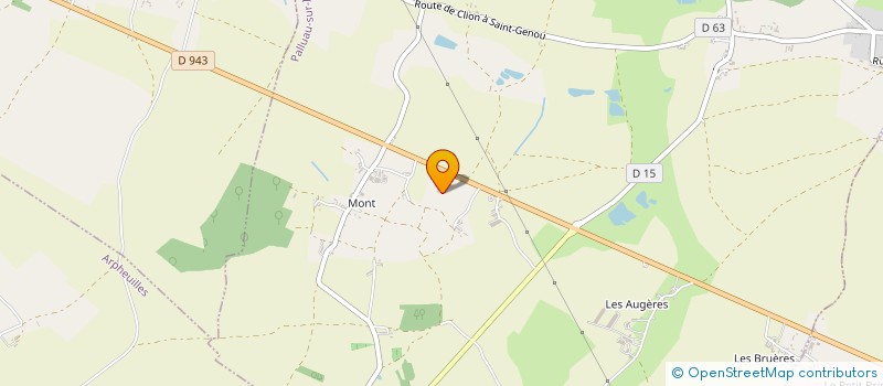 localisation de l'entreprise MONSIEUR MARTIAL NICAULT à PALLUAU-SUR-INDRE
