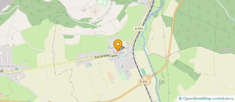 localisation de l'entreprise MONSIEUR MARTIAL NOCUS  SEXEY-AUX-FORGES