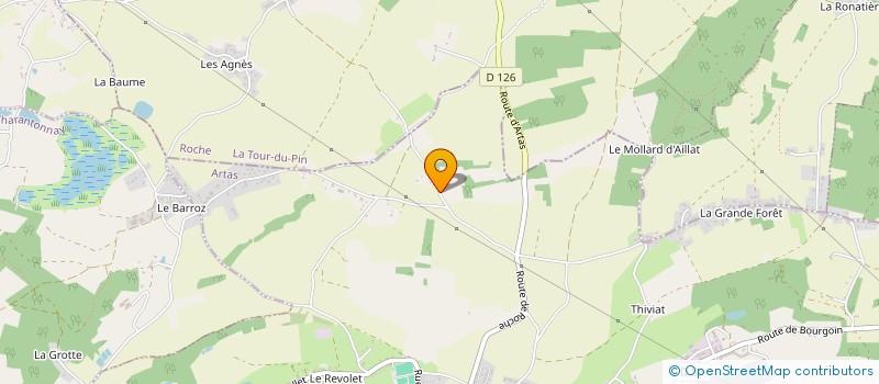 localisation de l'entreprise MONSIEUR MARTIAL OLAGNON  ARTAS