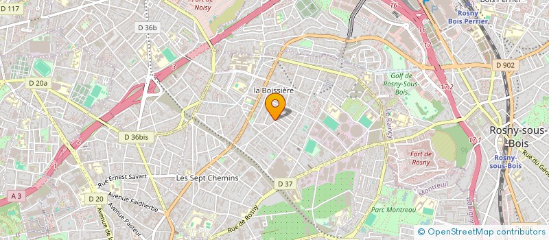 localisation de l'entreprise MONSIEUR MARTIAL OSSIAN à MONTREUIL