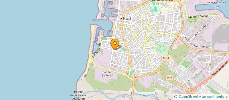 localisation de l'entreprise MONSIEUR MARTIAL PAYET à LE PORT
