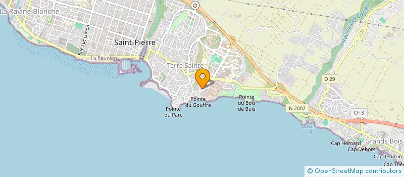 localisation de l'entreprise MONSIEUR MARTIAL PAYET à SAINT-PIERRE