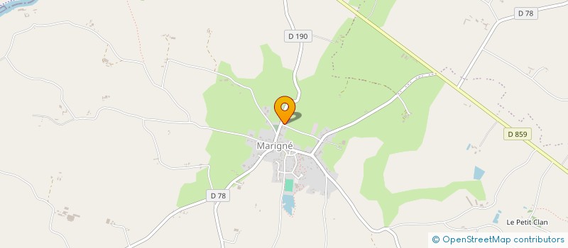 localisation de l'entreprise MONSIEUR MARTIAL PEANT à LES HAUTS-D'ANJOU