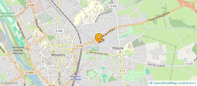 localisation de l'entreprise MONSIEUR MARTIAL PEHAU à YZEURE