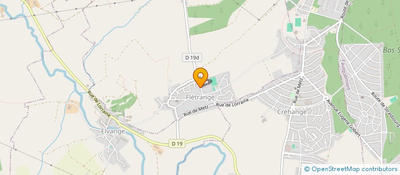 localisation de l'entreprise MONSIEUR MARTIAL PERSICO  FLETRANGE