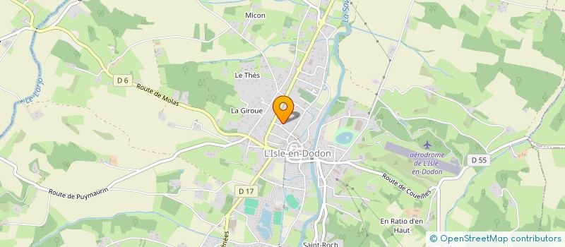 localisation de l'entreprise MONSIEUR MARTIAL PICO  L'ISLE-EN-DODON