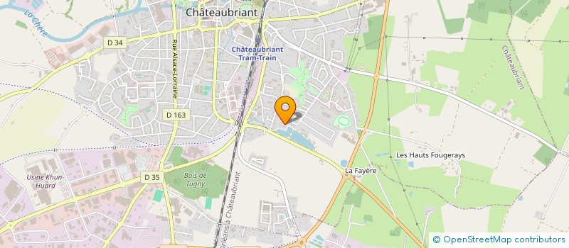 localisation de l'entreprise MONSIEUR MARTIAL PICOT à CHATEAUBRIANT