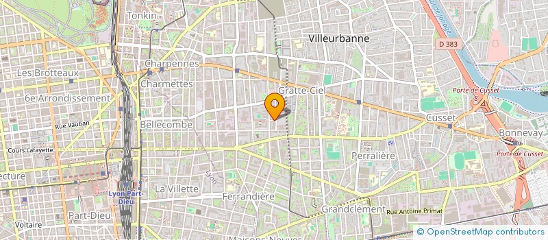 localisation de l'entreprise MONSIEUR MARTIAL PICOT à VILLEURBANNE