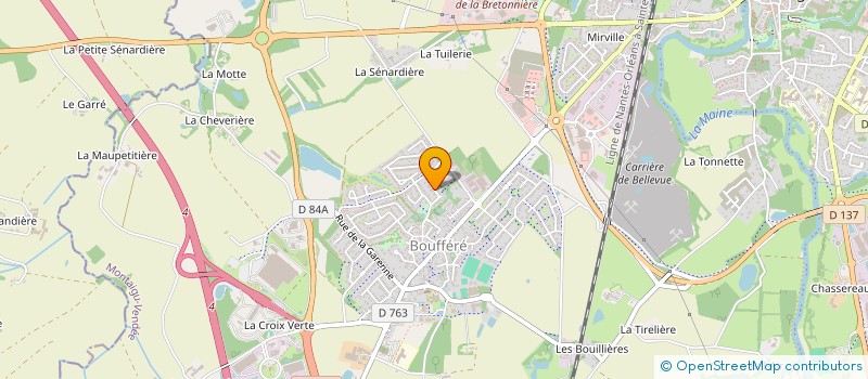 localisation de l'entreprise MONSIEUR MARTIAL POIRAUD à MONTAIGU-VENDEE