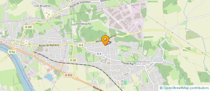localisation de l'entreprise MONSIEUR MARTIAL POLLINI à REYRIEUX