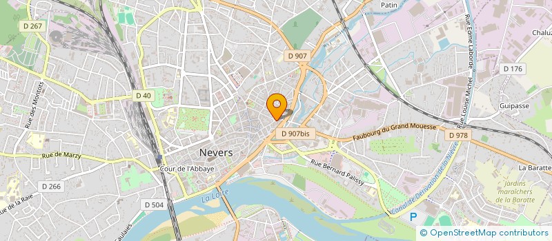 localisation de l'entreprise MONSIEUR MARTIAL PONSART  FOURCHAMBAULT