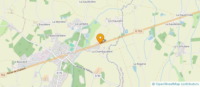 localisation de l'entreprise MONSIEUR MARTIAL QUENTIN  FROIDFOND