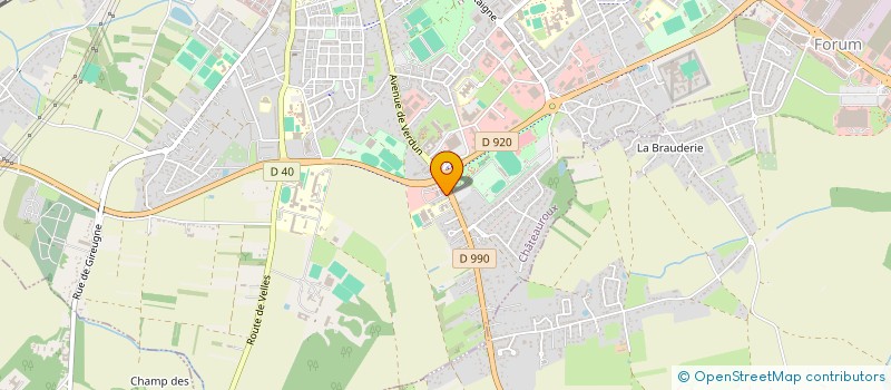localisation de l'entreprise MONSIEUR MARTIAL QUERIOT à CHATEAUROUX