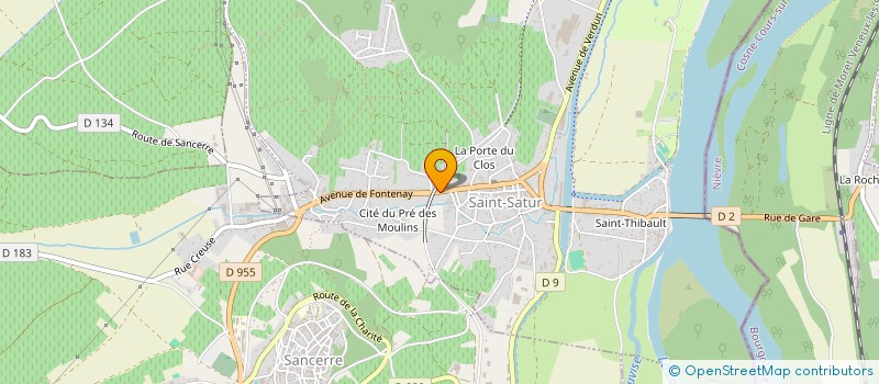 localisation de l'entreprise MONSIEUR MARTIAL QUIN  SAINT-SATUR