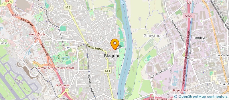 localisation de l'entreprise MONSIEUR MARTIAL RECIO à BLAGNAC