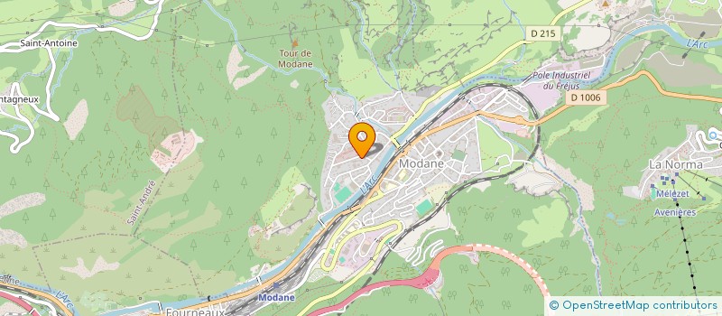 localisation de l'entreprise MONSIEUR MARTIAL REEB  MODANE