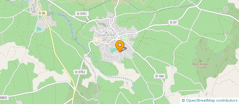 localisation de l'entreprise MONSIEUR MARTIAL REIXACH  QUARANTE