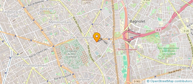 localisation de l'entreprise MONSIEUR MARTIAL REYNES  PARIS