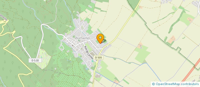 localisation de l'entreprise MONSIEUR MARTIAL RICKLI  WATTWILLER