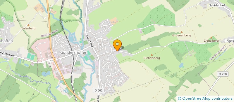 localisation de l'entreprise MONSIEUR MARTIAL RIEHL  GUNDERSHOFFEN