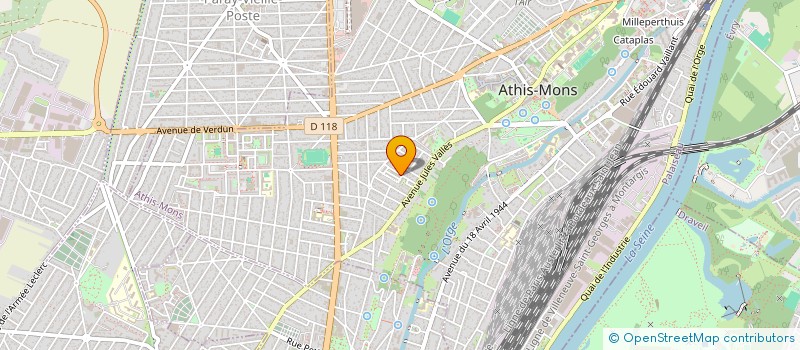 localisation de l'entreprise MONSIEUR MARTIAL RISSER à ATHIS-MONS