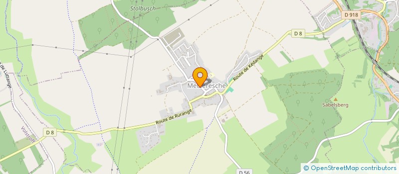 localisation de l'entreprise MONSIEUR MARTIAL ROSER à METZERESCHE