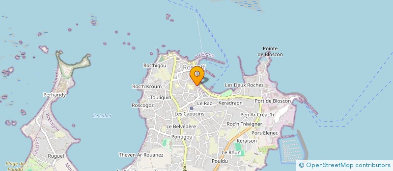 localisation de l'entreprise MONSIEUR MARTIAL ROUSSEAU à ROSCOFF