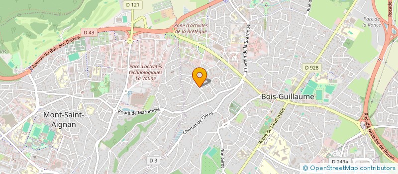 localisation de l'entreprise MONSIEUR MARTIAL RUNAVOT à BOIS-GUILLAUME