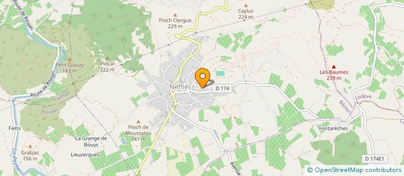 localisation de l'entreprise MONSIEUR MARTIAL SANSANO  NEFFIES