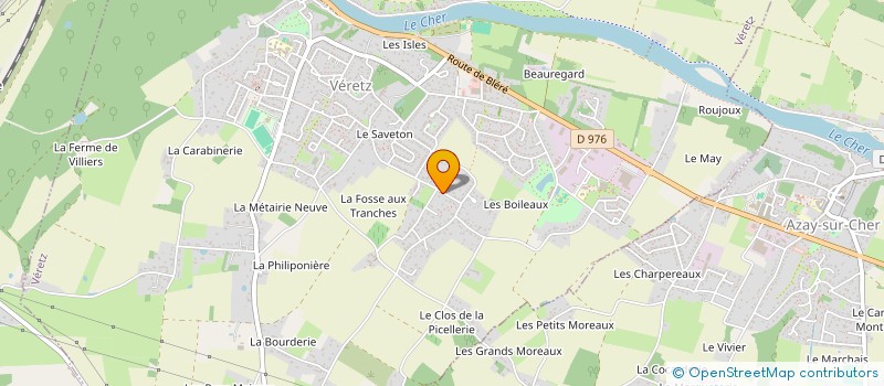 localisation de l'entreprise MONSIEUR MARTIAL SAULNIER à ATHEE-SUR-CHER