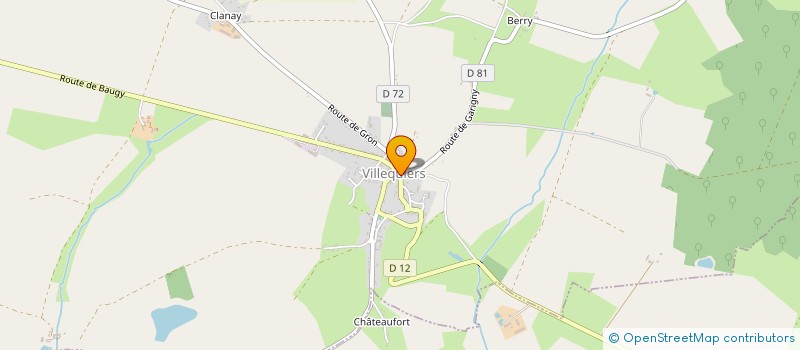 localisation de l'entreprise MONSIEUR MARTIAL SAUVETTE  VILLEQUIERS