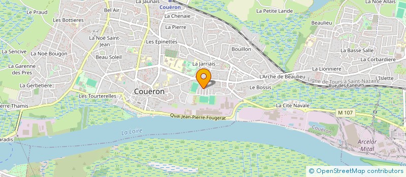 localisation de l'entreprise MONSIEUR MARTIAL SAVENAY à COUERON