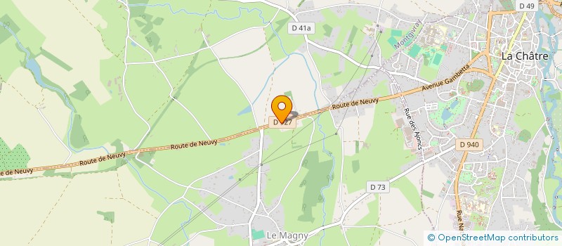 localisation de l'entreprise MONSIEUR MARTIAL SIMON à LE MAGNY