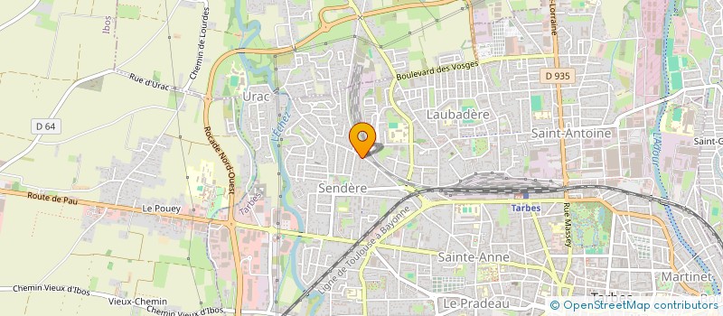 localisation de l'entreprise MONSIEUR MARTIAL SOLANS  TARBES