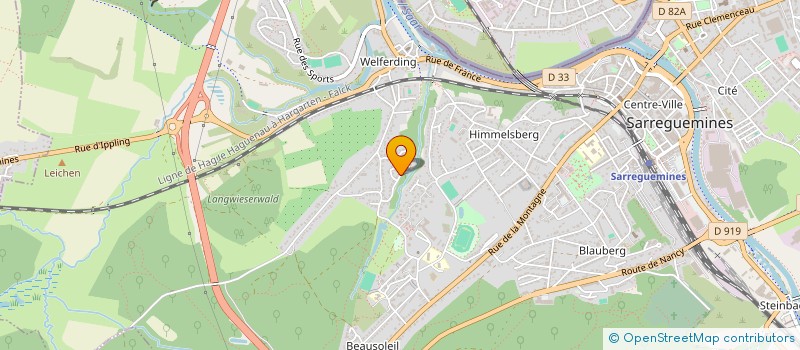 localisation de l'entreprise MONSIEUR MARTIAL SONNTAG  SARREGUEMINES